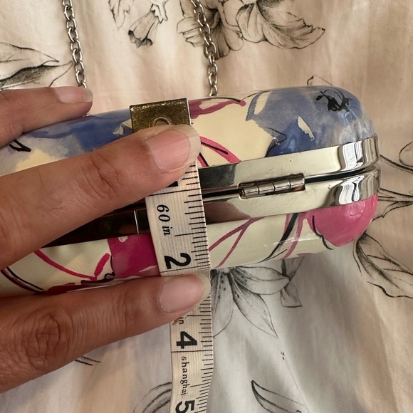 Style & Co Pink and Blue Floral Wristlet - Picture 9 of 9